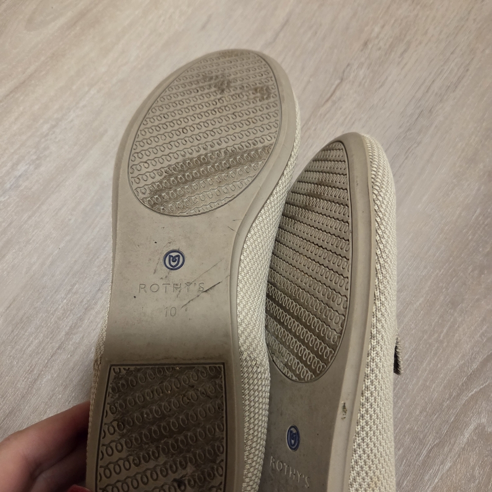 Rothy's Women's Cream Loafers - Picture 4 of 4